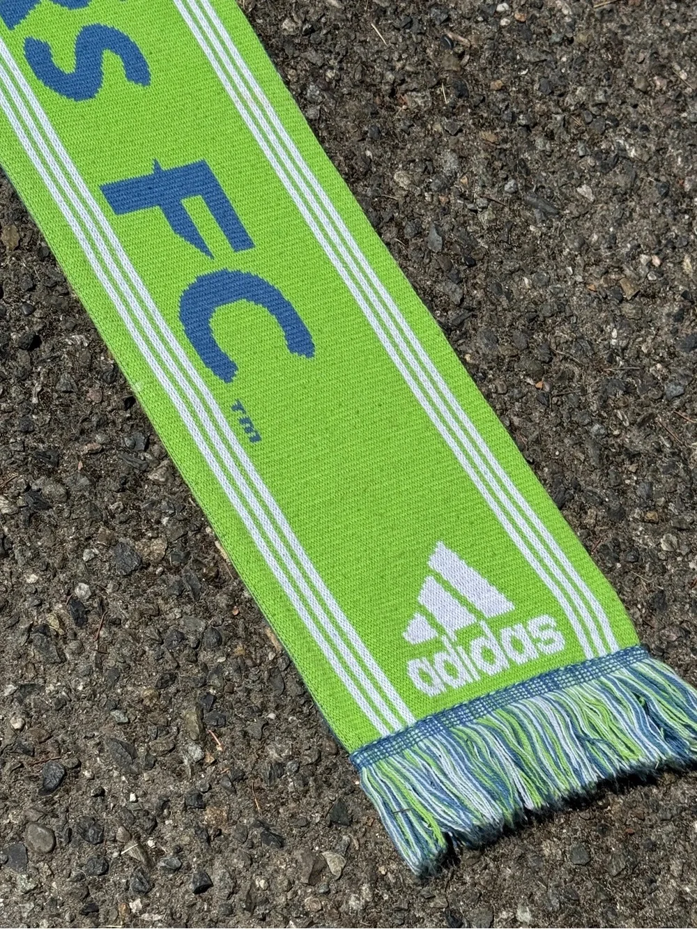 Adidas Seattle Sounders FC Scarf - Blue & Lime